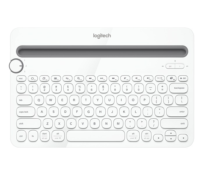 TECLADO LOGITECH K480 BLANCO BLUETOOTH PC/TABLET/SMAR (920-006347)    
