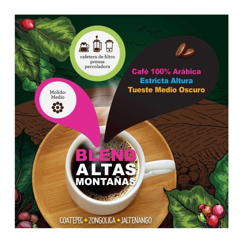 Café Tostado y Molido Member's Mark Altas Montañas 900 g