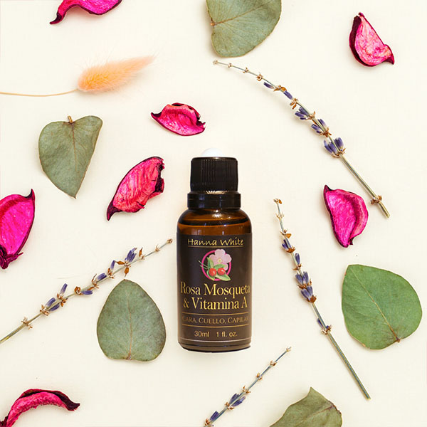 Aceite Concentrado de Rosa Mosqueta y Vitamina A para Cara, Cuello y Capilar I 30ml 