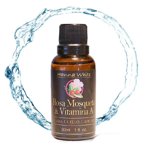 Aceite Concentrado de Rosa Mosqueta y Vitamina A para Cara, Cuello y Capilar I 30ml 