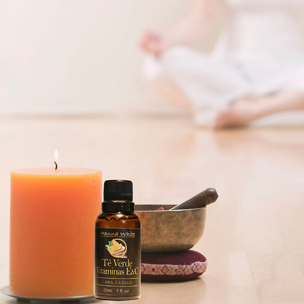 Aceite Concentrado de Té Verde y Vitaminas E y C para Cara y Cuello I 30ml 