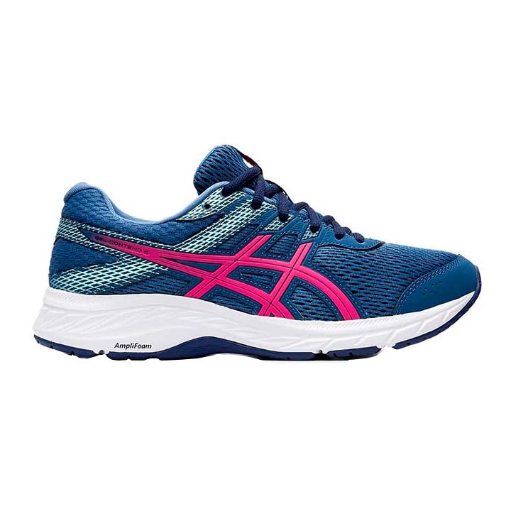 Tenis ASICS Mujer GEL-CONTEND 6 Azul Rosa