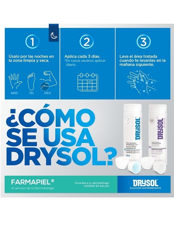 Antitranspirante Sudoración Excesiva Drysol 72 Hr