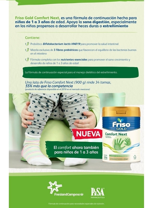 Friso Gold Comfort Next 900gr