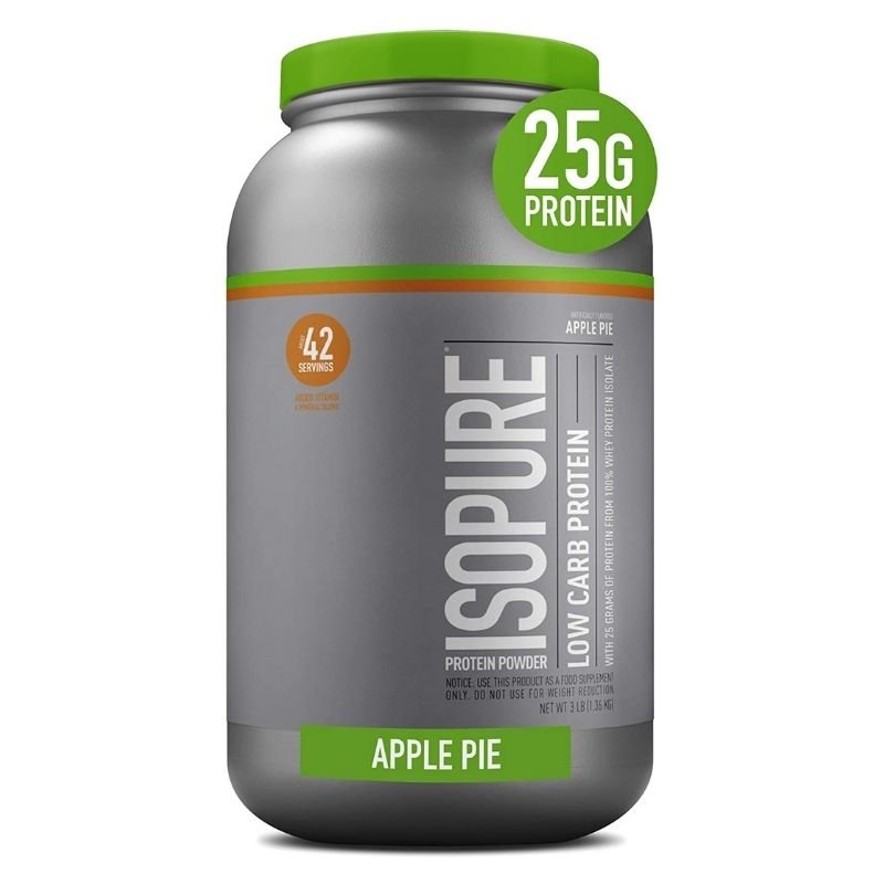 ISOPURE LOW CARB PROTEÍNA 3 Lbs Sabor Apple Pie Nature's Best