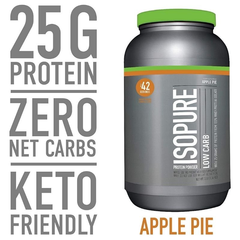 ISOPURE LOW CARB PROTEÍNA 3 Lbs Sabor Apple Pie Nature's Best