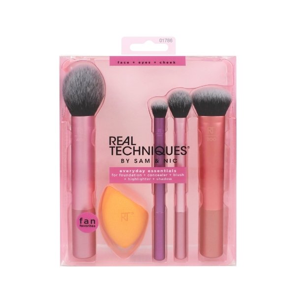 Brochas para maquillaje Real Techniques Everyday Essentials 