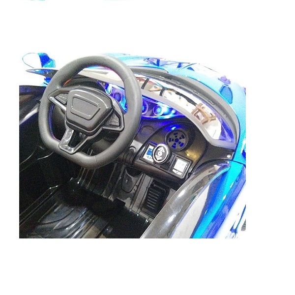 auto montable electrico tipo bugatti de lujo con pintura asiento acojinado control remoto cargador