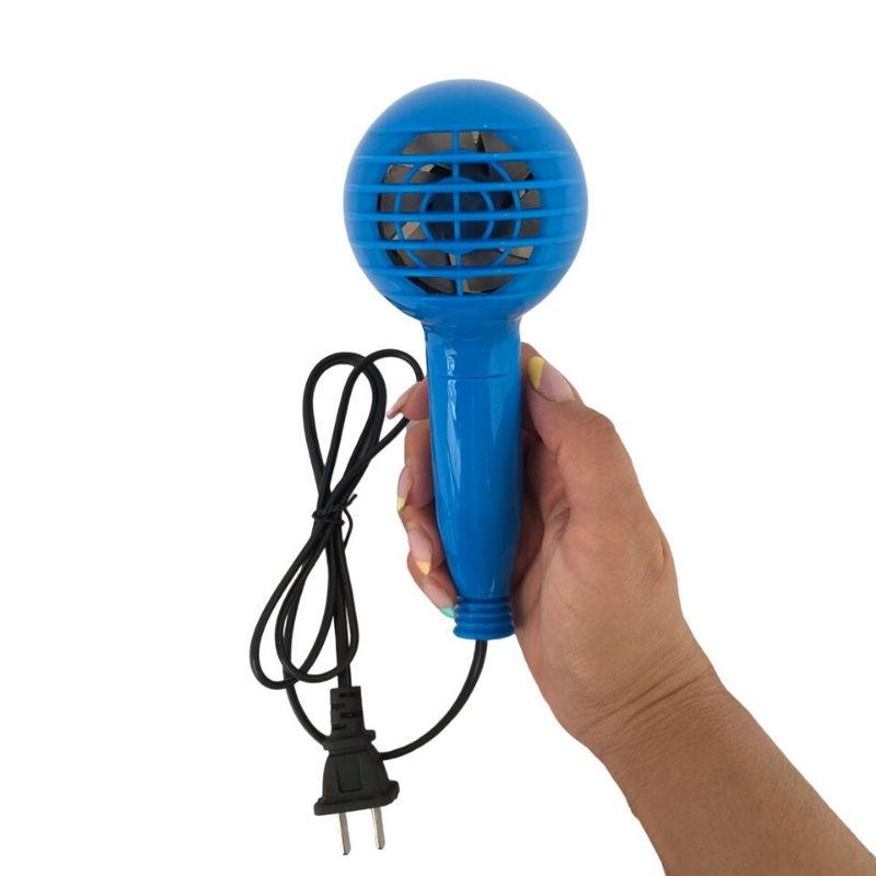 Secadora Mini de Cabello Ionica, LBP, Plegable, 1000 W, 17 cm (6.7in) Color Azul.