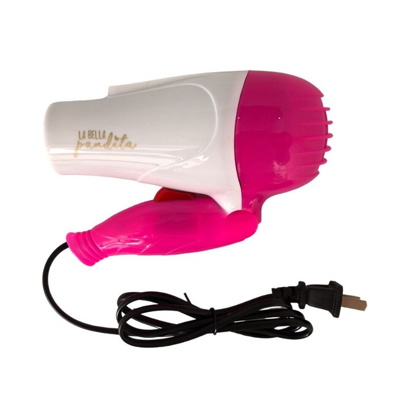 Secadora Mini de Cabello Ionica, LBP, Plegable, 1000 W, 17 cm (6.7in) Color Azul.