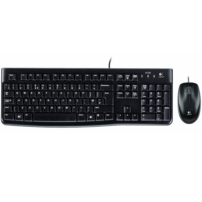 Kit Teclado Y Mouse Logitech MK120 Alambrico USB 920-004428
