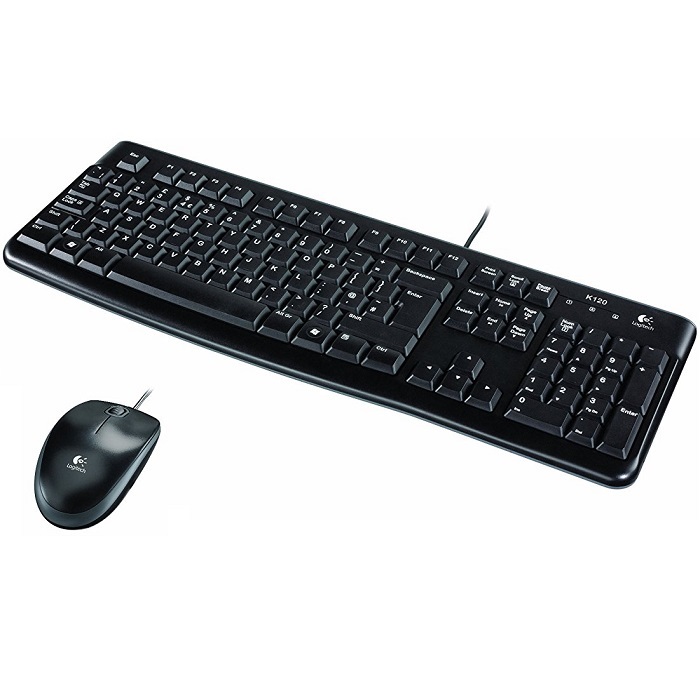 Kit Teclado Y Mouse Logitech MK120 Alambrico USB 920-004428