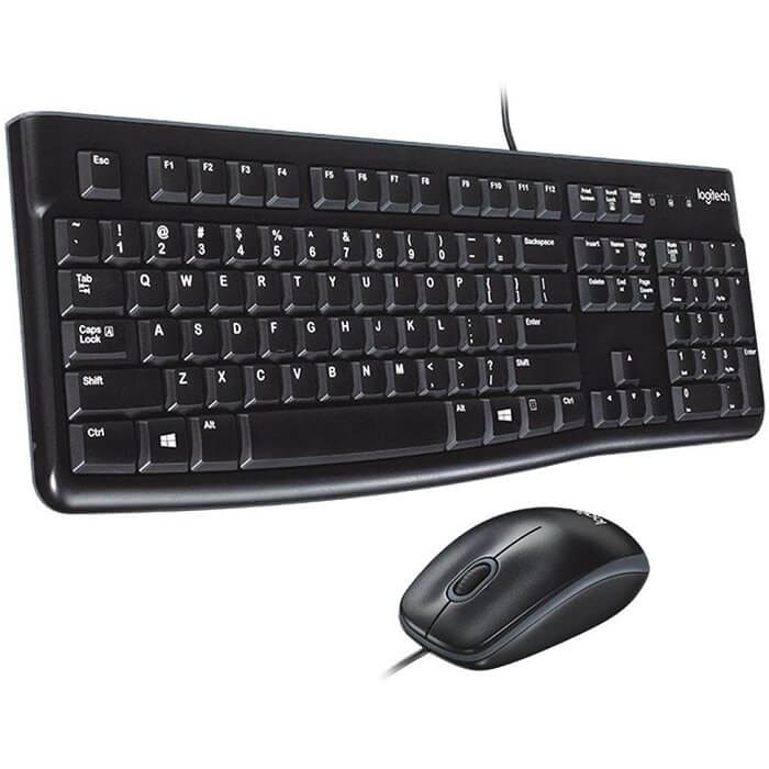 Kit Teclado Y Mouse Logitech MK120 Alambrico USB 920-004428