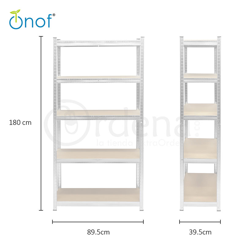 Estante Metalico Rack Anaquel Organizador Hogar 5 Niveles