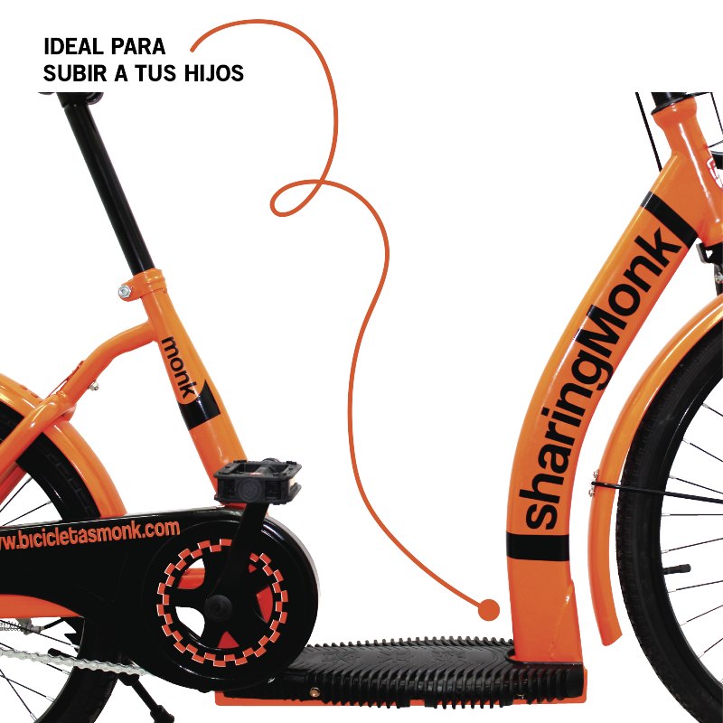 Bicicleta Patín Compartida Sharingbike Monk