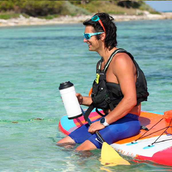 Termo Botella Pelican 64 Oz Bottle, Original , Acero Inoxidable, White