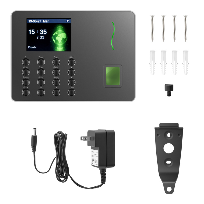 Reloj checador de huella digital con Wi-Fi