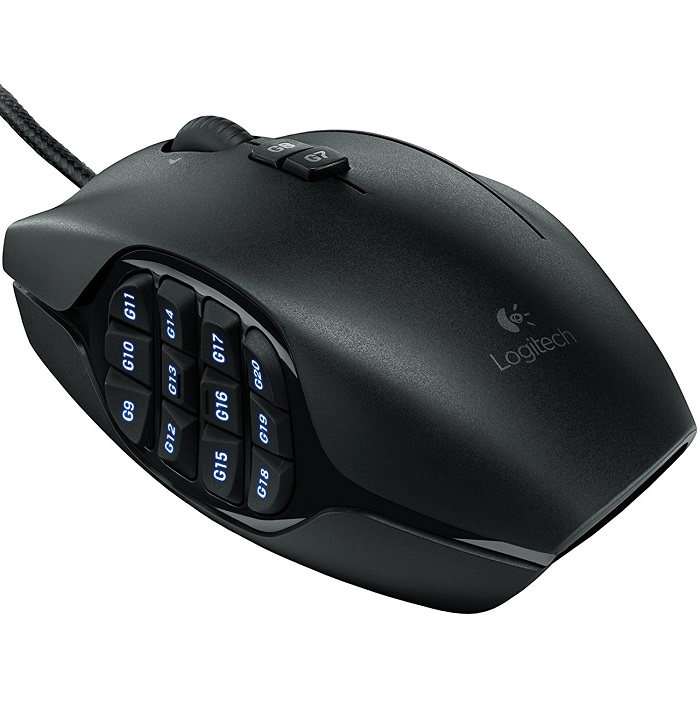 Mouse Logitech Alambrico Laser USB G600 Gaming 8200 DPI 20 Botones