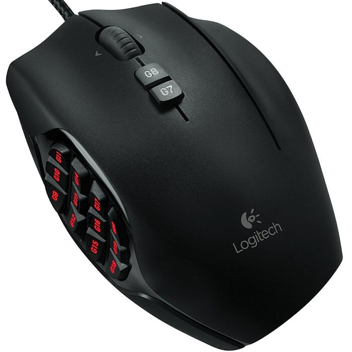 Mouse Logitech Alambrico Laser USB G600 Gaming 8200 DPI 20 Botones