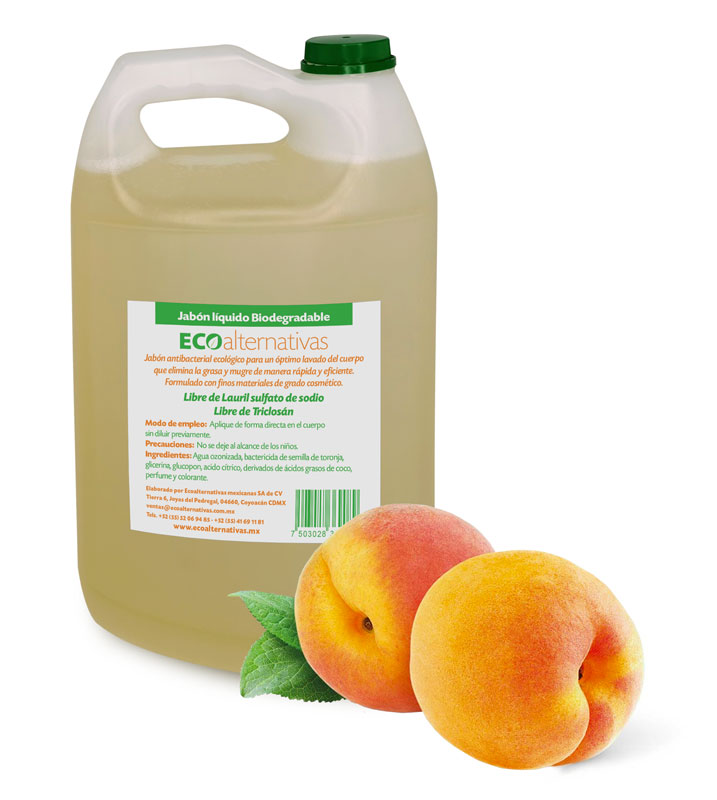 Jabón Líquido Biodegradable Antibacterial 4L De Ecoalternativas