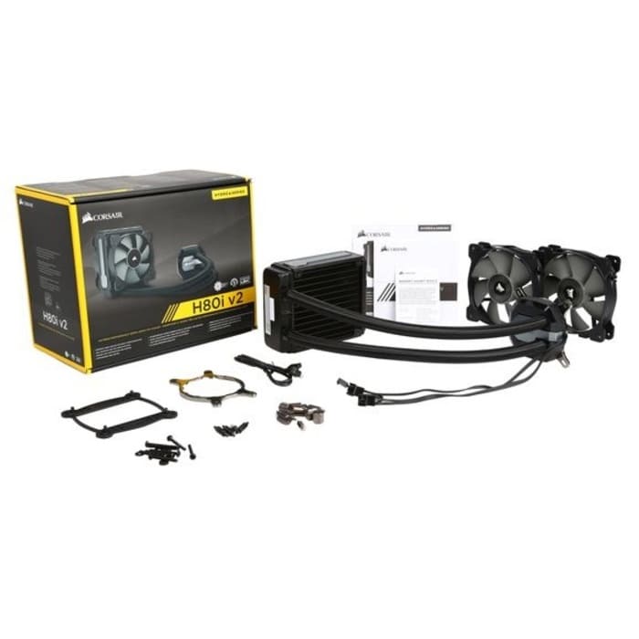 Disipador Ventilador Corsair H80i V2 Enfriamiento Liquido CW-9060024-WW