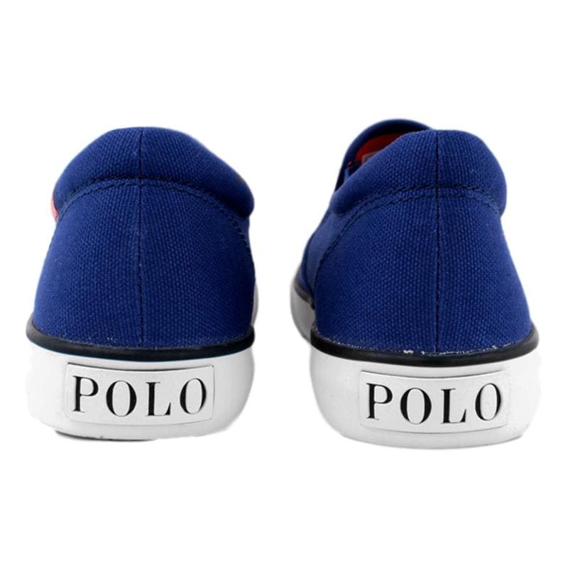 Tenis Polo Ralph Lauren Para Niño De Lona Color Azul Rey