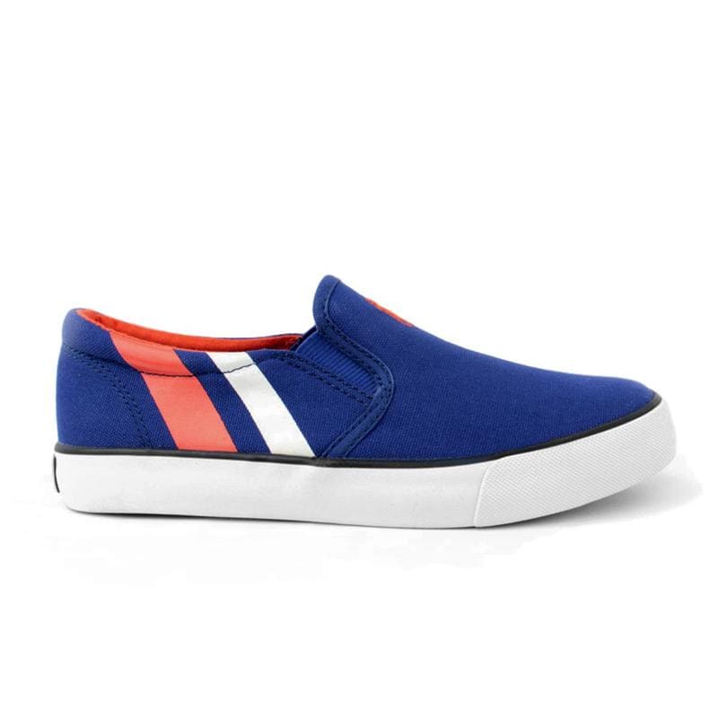 Tenis Polo Ralph Lauren Para Niño De Lona Color Azul Rey