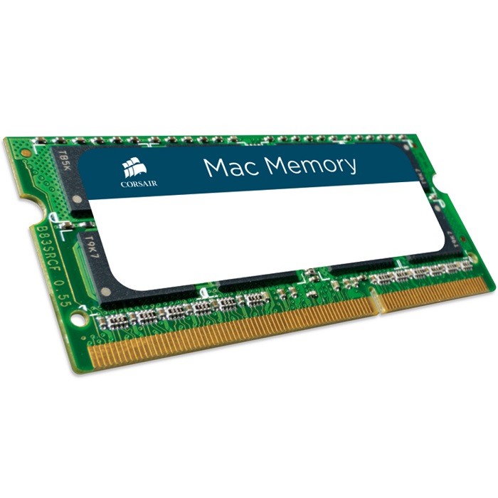 Memoria Ram DDR3 Sodimm Corsair 8GB 1600MHz Apple Certified CMSA8GX3M1A1600C11