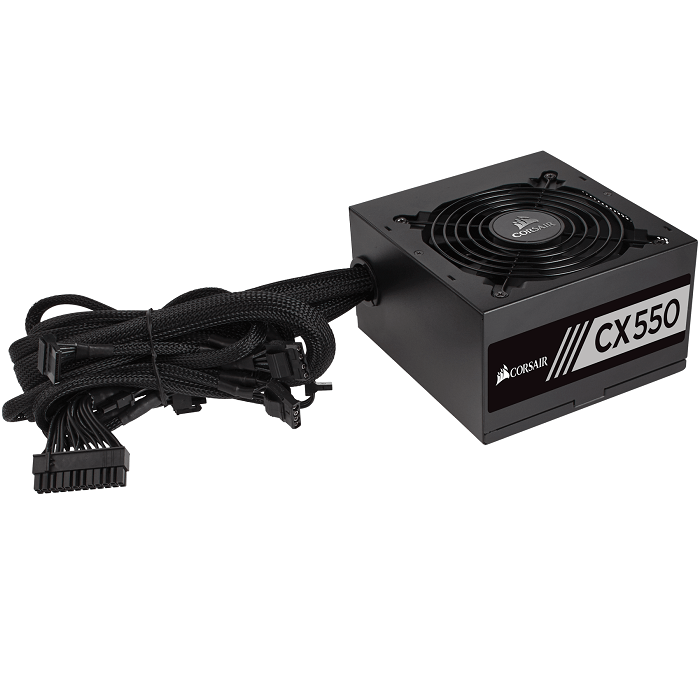 Fuente De Poder Corsair CX Series CX550 550W 80+ Bronce CP-9020121-NA