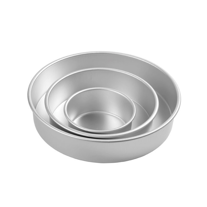 Juego De Moldes Para Pasteles Redondos De 3 Niveles, Juego De Moldes Para  Pasteles De Aleación De Aluminio, Moldes Para Hornear Antiadherentes, Molde  Para Pasteles De 4/6/8 Pulgadas, Fondo Extraíble De 40,85 €