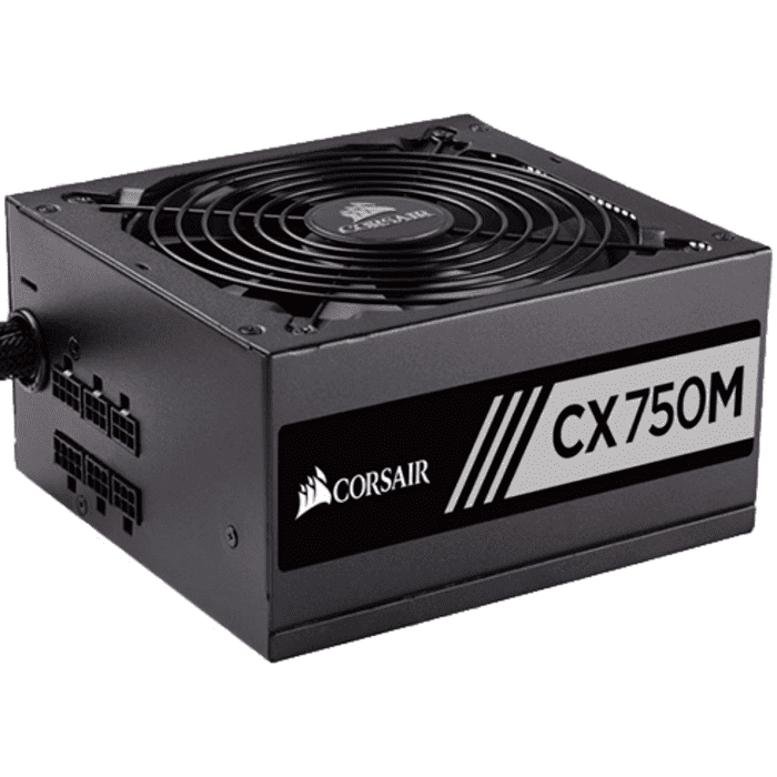 Fuente De Poder Corsair CX Series CX750M 750W Modular 80+ Bronce CP-9020061-NA