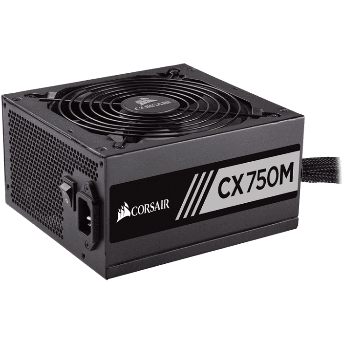 Fuente De Poder Corsair CX Series CX750M 750W Modular 80+ Bronce CP-9020061-NA