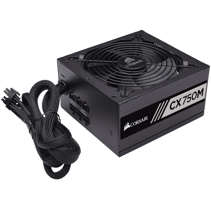 Fuente De Poder Corsair CX Series CX750M 750W Modular 80+ Bronce CP-9020061-NA