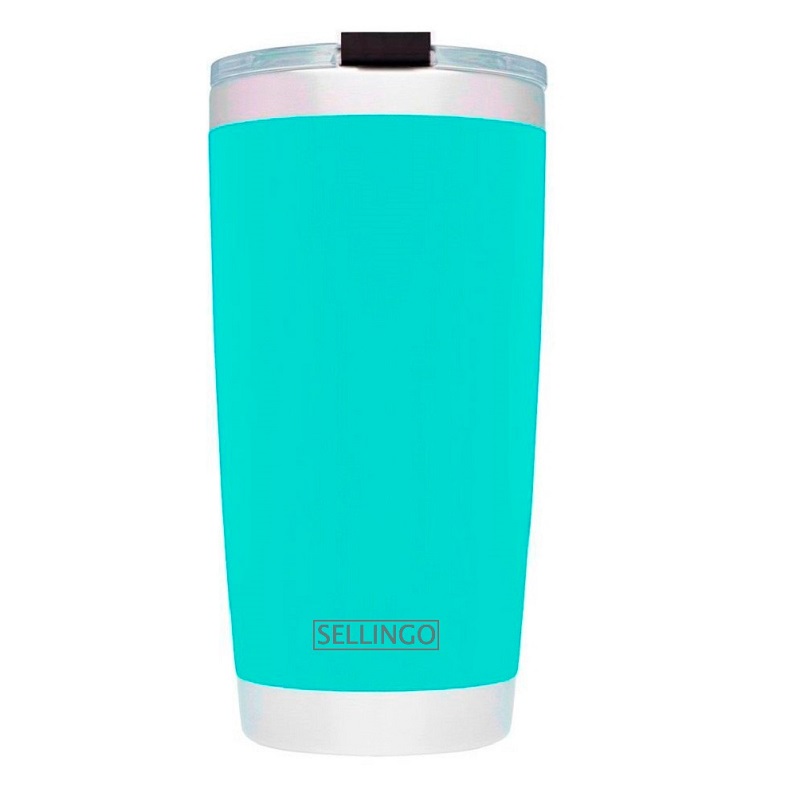 Termo Vaso Sellingo Acero Inoxidable Doble Capa 20 Oz Matte Menta