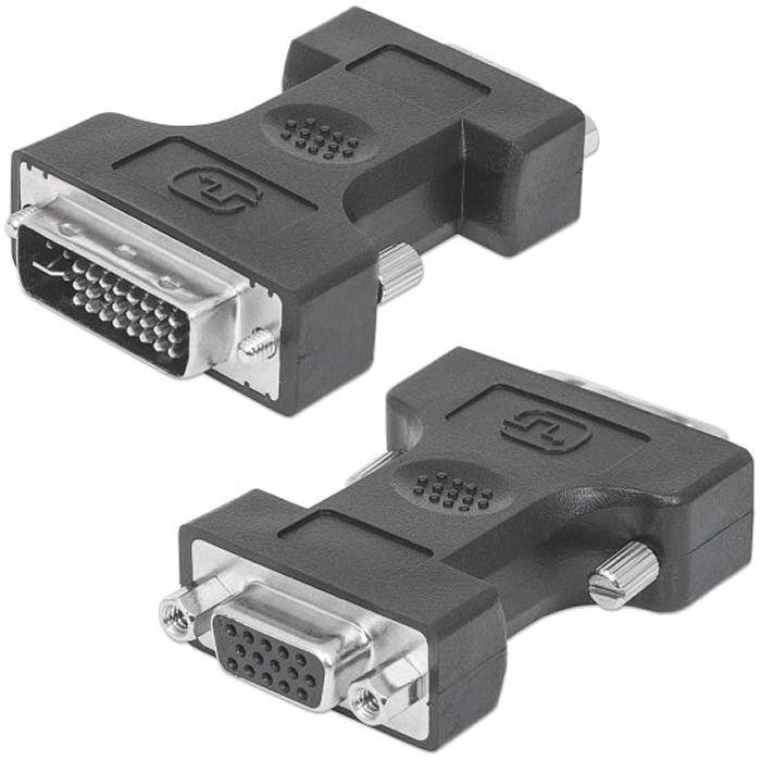 Conector Adaptador Manhattan VGA Hembra A DVI Macho 328883