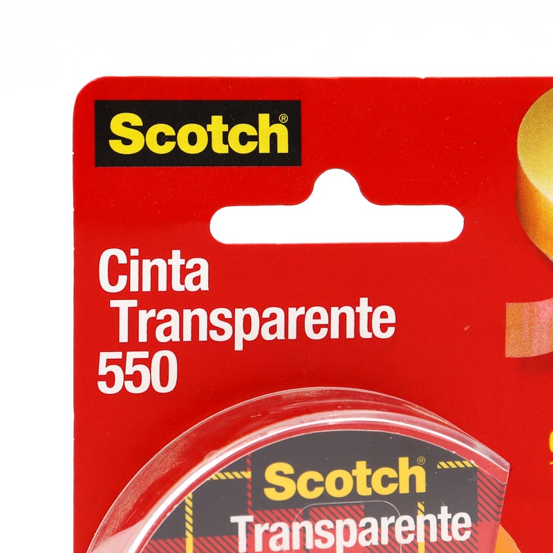Cinta Adhesiva Transparente Scotch Despachador Plastico 12mm