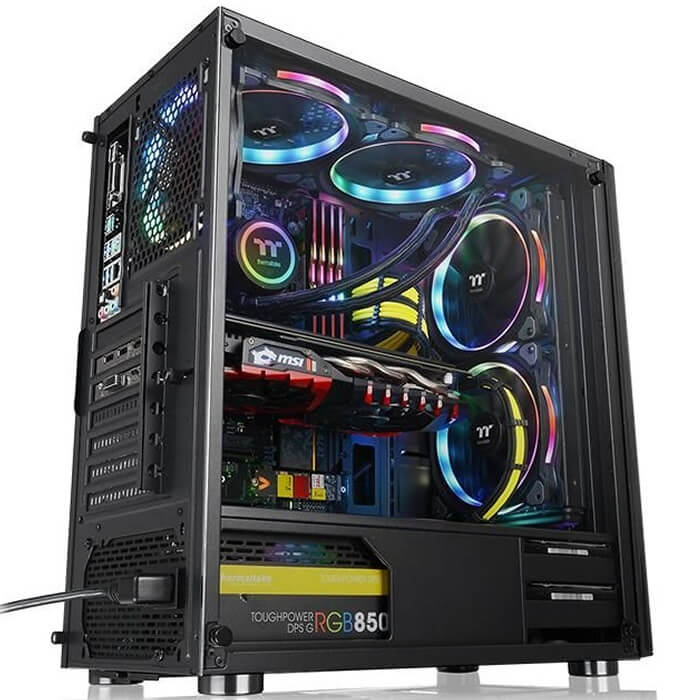 Gabinete Thermaltake V200 TG Vidrio Templado Ventilador CA-1K8-00M1WN-00