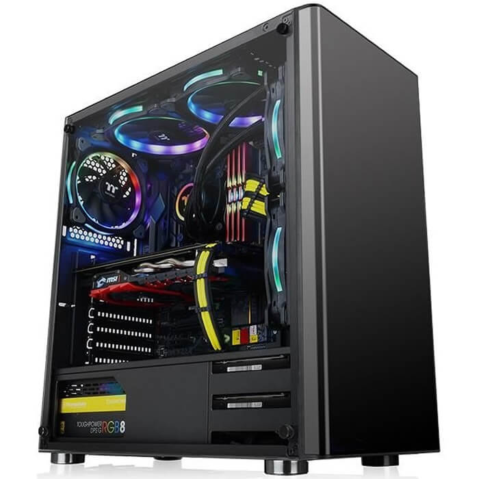 Gabinete Thermaltake V200 TG Vidrio Templado Ventilador CA-1K8-00M1WN-00