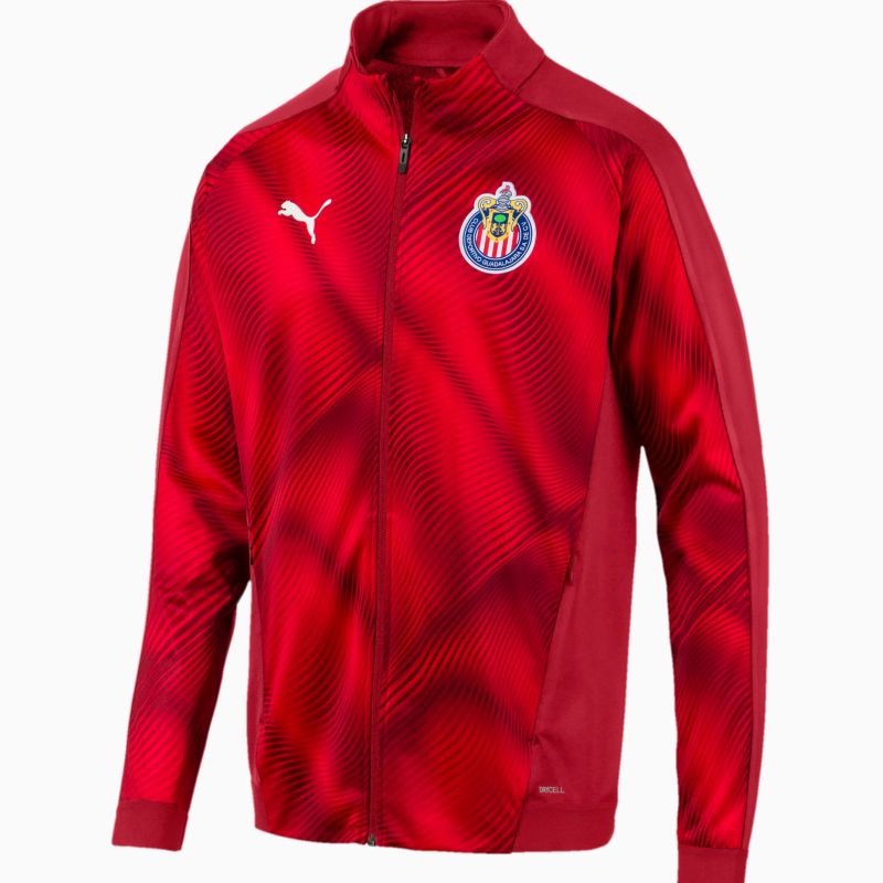 Chamarra Puma de Chivas del Guadalajara Stadium Jacket Pomegranate