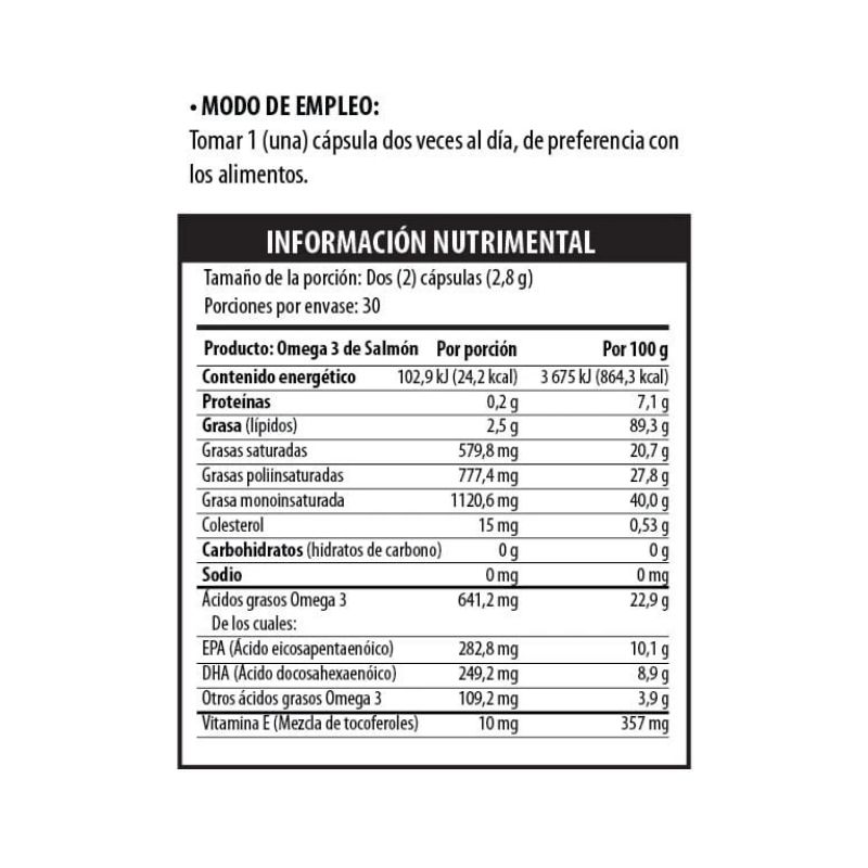 Omega 3 Salmon de Alaska 60 Capsulas Solanum