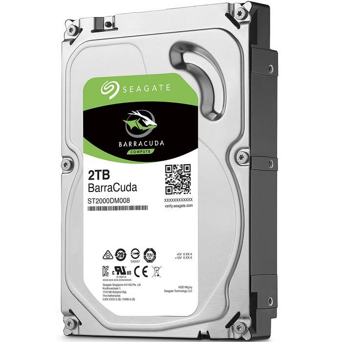 Disco Duro 3.5 Seagate 2TB SATA 3 256MB BarraCuda ST2000DM008