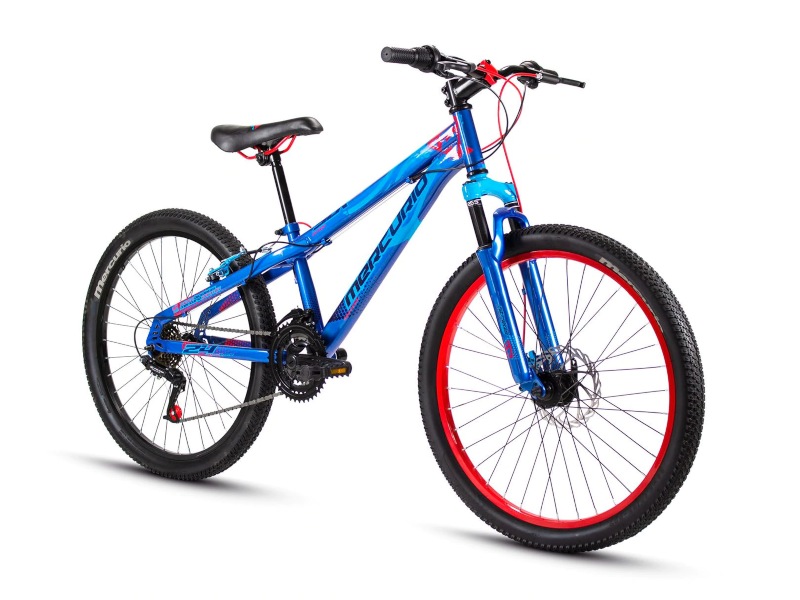 Bicicleta MTB Striker R24 Azul Rojo