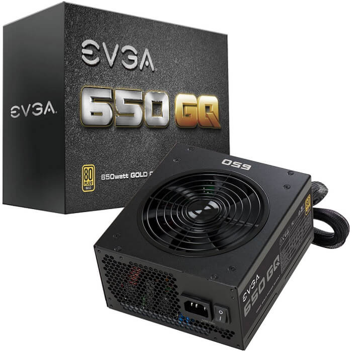 Fuente De Poder EVGA 650 GQ 650W 80 Plus Gold Modular 210-GQ-0650-V1