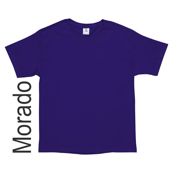 PLAYERA NIÑO CUELLO RED M/C UNISEX MORADO S