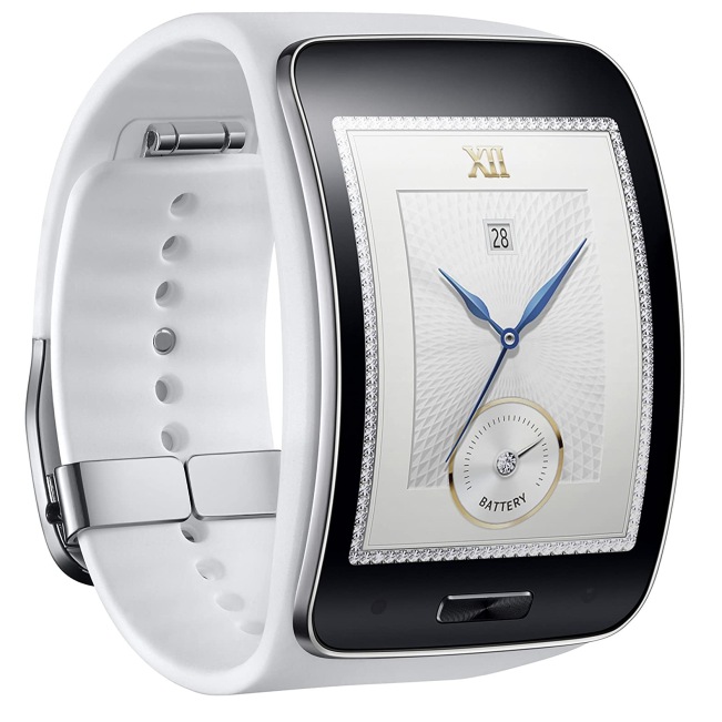 Smartwatch Reloj Samsung Gear S Bluetooth WiFi Notificaciones y Llamadas Blanco Remanufacturado