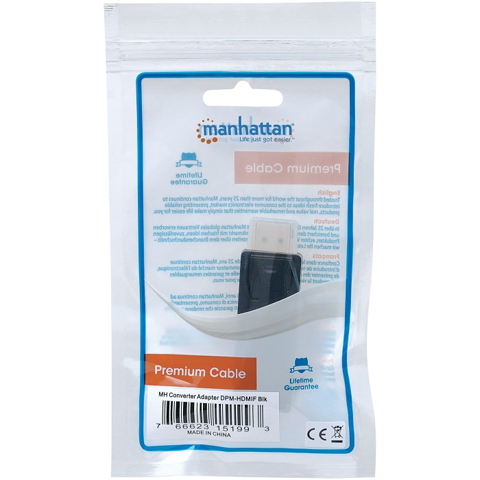 Convertidor Adaptador Manhattan DisplayPort a HDMI 151993.