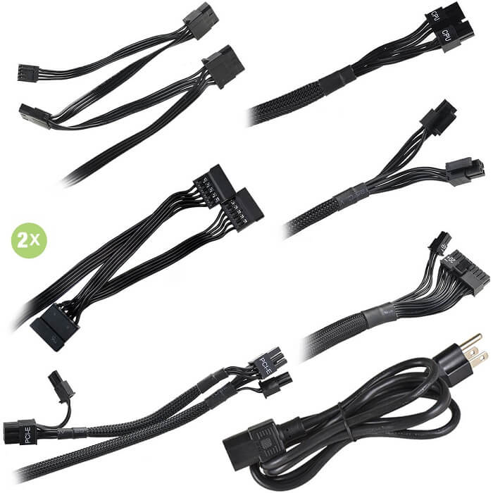 Fuente De Poder EVGA 500 BR 500W 80 PLUS Bronze 100-BR-0500-K1