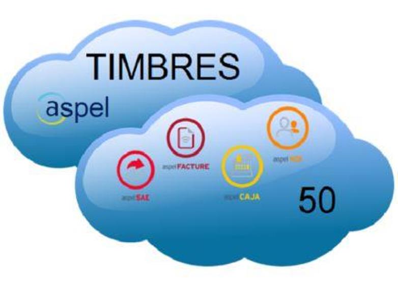 PAQUETE BASICO DE 50 TIMBRES