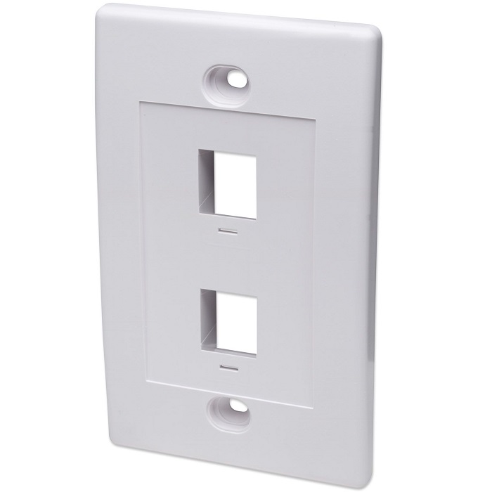 Tapa Para Caja Faceplate Intellinet 2 Salidas 163293