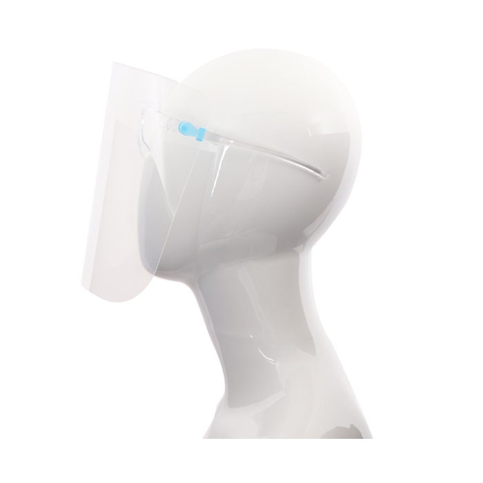 Careta Facial Protectora con Soporte de Lentes (Armazón) -Mica Transparente
